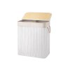 2 Sections Laundry Basket LCB64WT 2