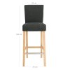 Grey Mat Bar Stool LDC31GY 7