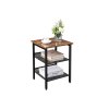 Industrial Side End Table LET23X 2