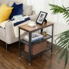 Double Shelves Side Table LET33BX 3