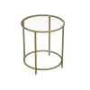 Golden Metal Side Table LGT20G 2