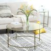 Round Glass Coffee Table LGT21G 5