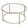 Round Glass Coffee Table LGT21G 6