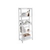 4 Tier White Bookcase LLS90WT 2