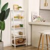 4 Tier White Bookcase LLS90WT 3