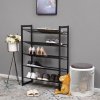 Flat Angled Shoe Rack LMR005B 4