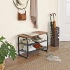 Mesh Shelves Shoe Bench LMR32BX 5