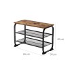 Mesh Shelves Shoe Bench LMR32BX 7