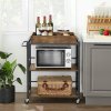 Universal Casters Kitchen Cart LRC72X 4