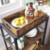 Universal Casters Kitchen Cart LRC72X 6
