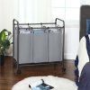 3 Bags Laundry Cart LSF003GS 4