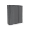 Kleiderschrank 175 x 150 cm Grau LSF03G 1