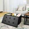 Folding Pouffe Ottoman LSF105 3