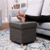 Collapsible Cube Storage Ottoman LSF14GYZ 4