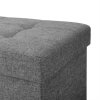 Dark Grey Tufted Ottoman LSF16GYZ 7