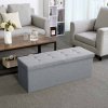 Flip Top Storage Ottoman LSF71G 3