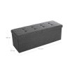 Dark Grey Folding Ottoman LSF76GYZ 8