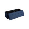 Navy Blue Ottoman Bench ULSF77IN 1