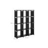 Kunststoffregal 12 Wuerfel Schwarz LSN12BK 6