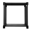 Kunststoffregal 9 Wuerfel Schwarz LSN45BK 7