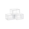 Schuhbox 3er Set transparent LSP03CW 2