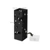 Square Black Umbrella Stand LUC49B 7