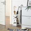 White Metal Umbrella Stand LUC49W 3