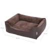 Waschbares Hundebett 90 cm Braun PGW11CC 6