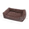 Waschbares Hundebett 110 cm Braun PGW12CC 6