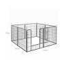 Welpenauslauf mit 8 Gittern PPK88G 7