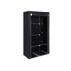 Stoffschrank 170 x 88 cm Schwarz RYG84H 1