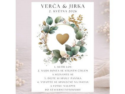 By Evka svatební stírací losy