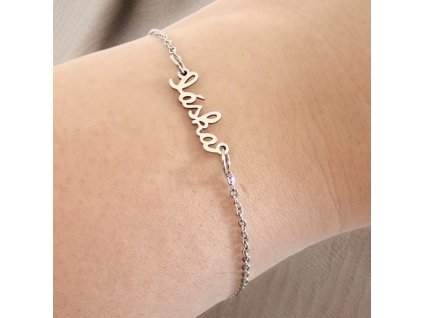 By Evka | Láska z chirurgické oceli | Šňůrkový náramek s láskou | Jednoduchý náramek | Dárek pro maminku | Minimalistický náramek | Dárek pro sestru | Dárek pro kamarádku | Dárek pro babičku | Dárek z lásky | Dárek pro přítelkyni | Dárek pro manželku | Dárek k Valentýnu | Valentýnský dárek | Originální dárek z lásky | Dárek k narozeninám | Láska náramek | Láska na provázku | Náramek s přívěškem láska | Love náramek | Řetízkový náramek láska| Svatební náramek LÁSKA | Dárek z lásky | Dárek pro maminku | Dárek pro kamarádku | Dárek pro přítelkyni | Dárek pro manželku