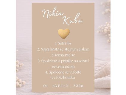 By Evka - svatební stírací losy - Svatební hra