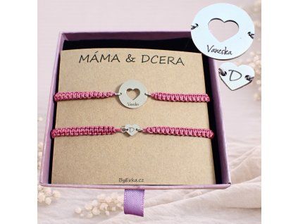 MÁMA A DCERA gravírování jmen