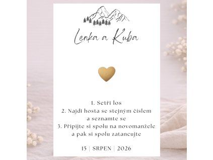 By Evka - svatební stírací losy - Svatební hra