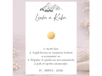 By Evka - svatební stírací losy - Svatební hra