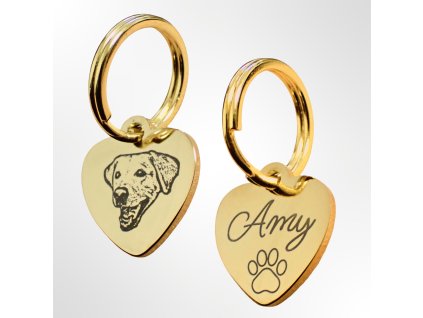 By Evka klíčenky s portrétem domácího mazlíčka pes, kočka, králík, papoušek (3)