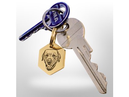 By Evka klíčenky s portrétem domácího mazlíčka pes, kočka, králík, papoušek (29)