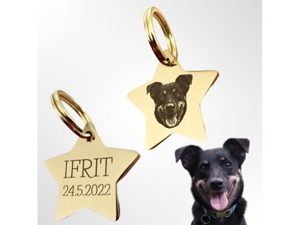 By Evka přívěsek na klíče s portrétem psa nebo jiného domácího mazlíčka (5)