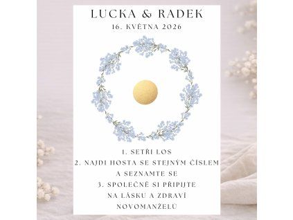 By Evka - svatební stírací losy - Svatební hra