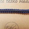 By Evka | Jednoduchý macrame náramek dvojí barvy | macrame náramek | pletený náramek | dárek pro tatínka | dárek pro kamaráda | dárek pro partnera | dárek pro přítele | dárek pro pár | couple bracelet