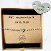 By Evka Náramek se srdíčkem s textem Díky, že jsi! Chirurgická ocel (10)
