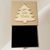 By Evka dárková krabička s vánočním stromem a gravírovaným textem (2)