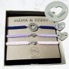 By Evka náramky se srdíčky MÁMA A DCERY gravírování jmen