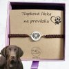 By Evka psí portrét na macrame náramku chirurgická ocel dárek pro pejskaře (4)