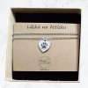 By Evka řetízek na krk s gravírovanou tlapkou domácího mazlíčka pes, kočka stříbrný chirurgická ocel (2)