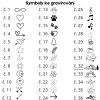 By Evka symboly ke gravírování