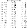 By Evka symboly ke gravírování