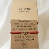 By Evka - náramek s dvojitým srdíčkem - macrame náramek - chirurgická ocel